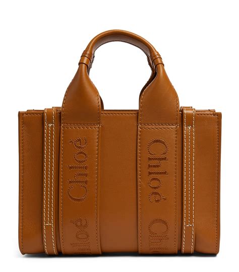 chloe tote bag leather.